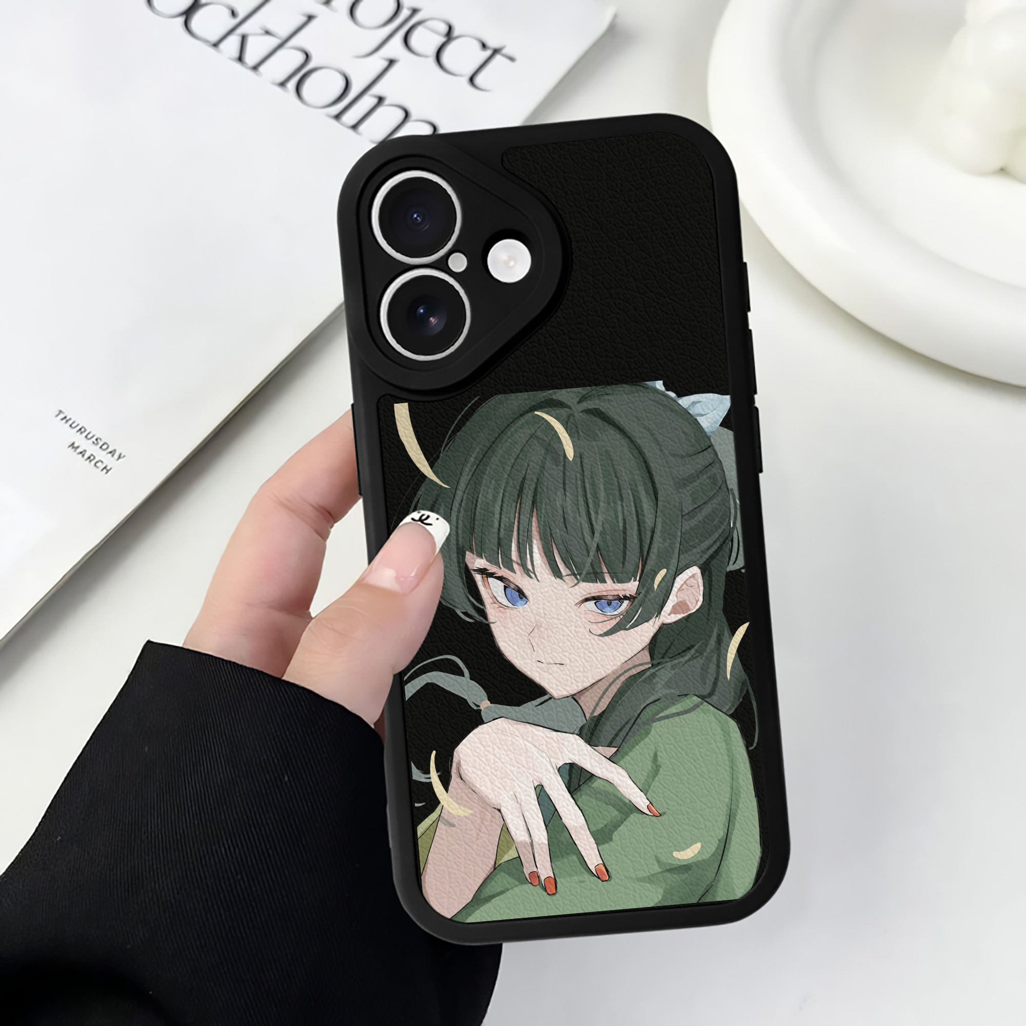 薬屋のひとりごと The Apothecary Diaries 【iPhone 16シリーズ対応】シリコンスマホケース（レザー調） 材質：シリコン